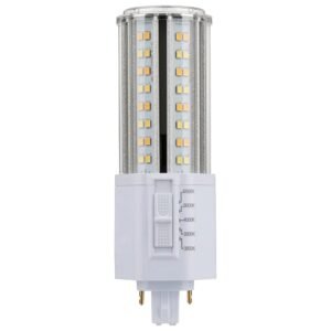 2 pin PL LED Bulb, 14W, High Lumen 1820lm, Ballast Bypass, 3000K to 6500K, G24d Base