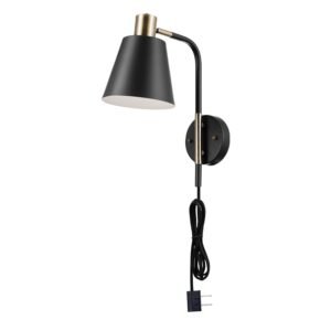 Power Play Electronics Modern Single Light Wall Sconce Lamp