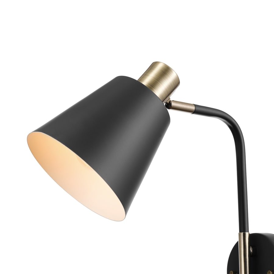 Power Play Electronics Modern Single Light Wall Sconce Lamp - Image 4