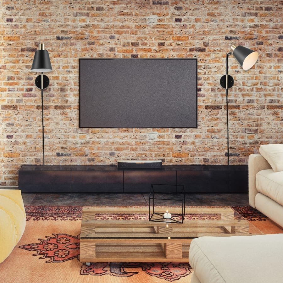 Power Play Electronics Modern Single Light Wall Sconce Lamp - Image 3